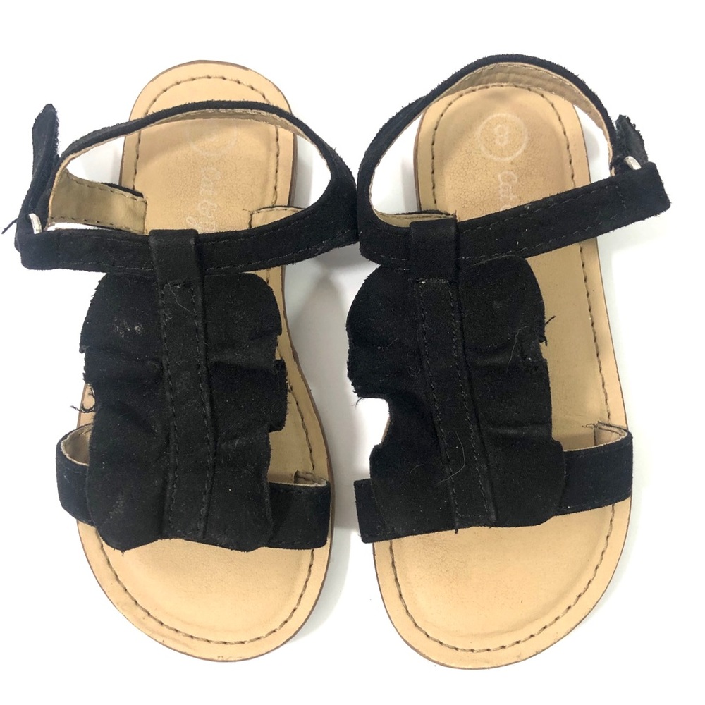 Toddler black summer sandals